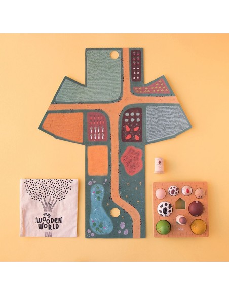 My wooden world farm