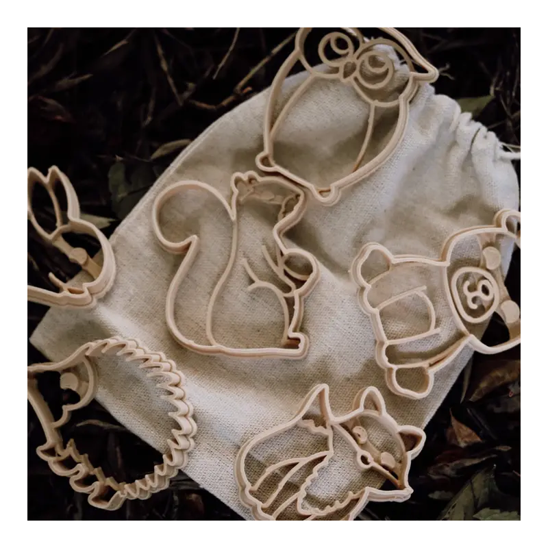 Formine per pasta modellabile Animali del bosco...