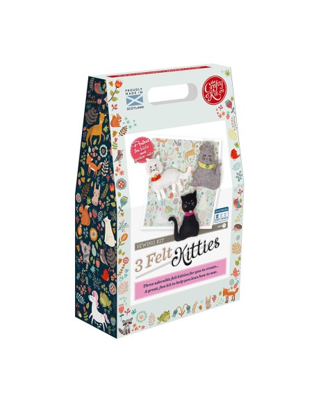 Kit da cucito - gattini in feltro