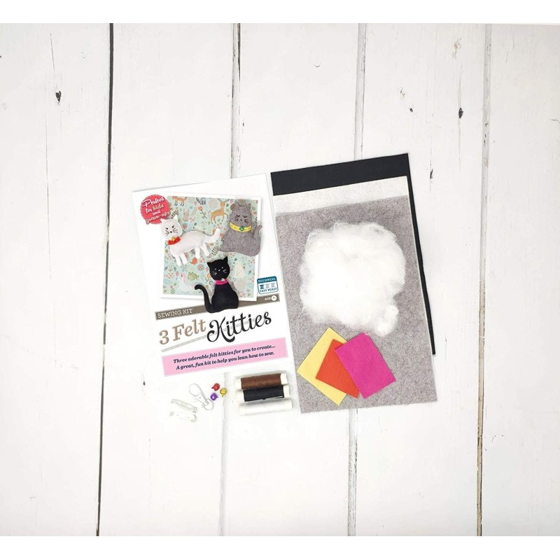 Kit da cucito - gattini in feltro
