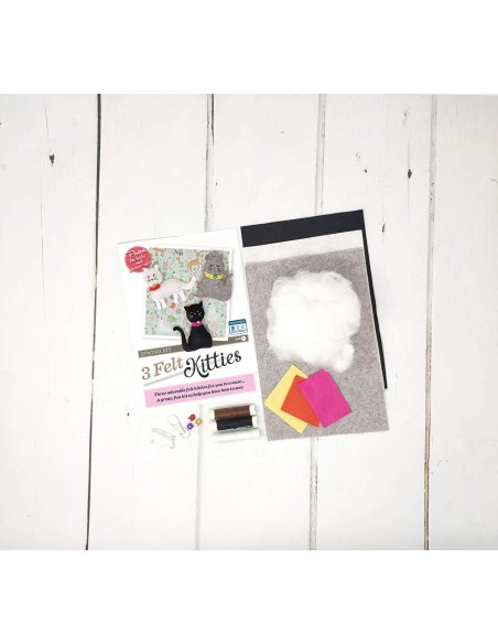 Kit da cucito - gattini in feltro