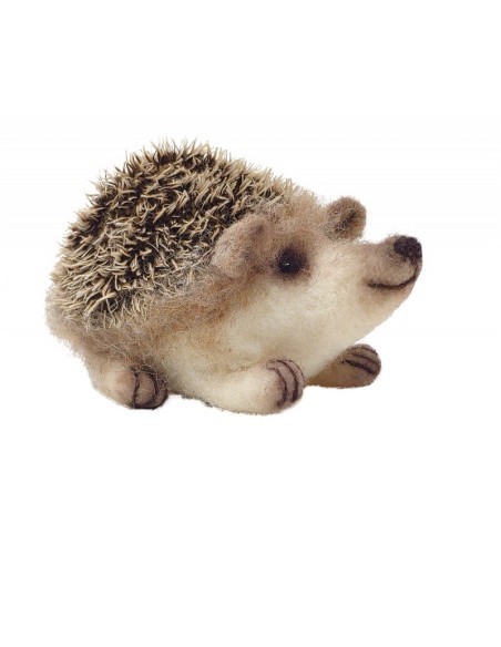 Kit creativo in lana cardata - piccolo riccio