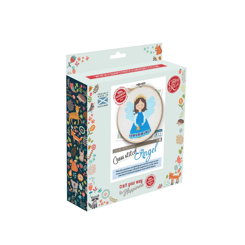 Kit creativo ricamo punto croce - angioletto