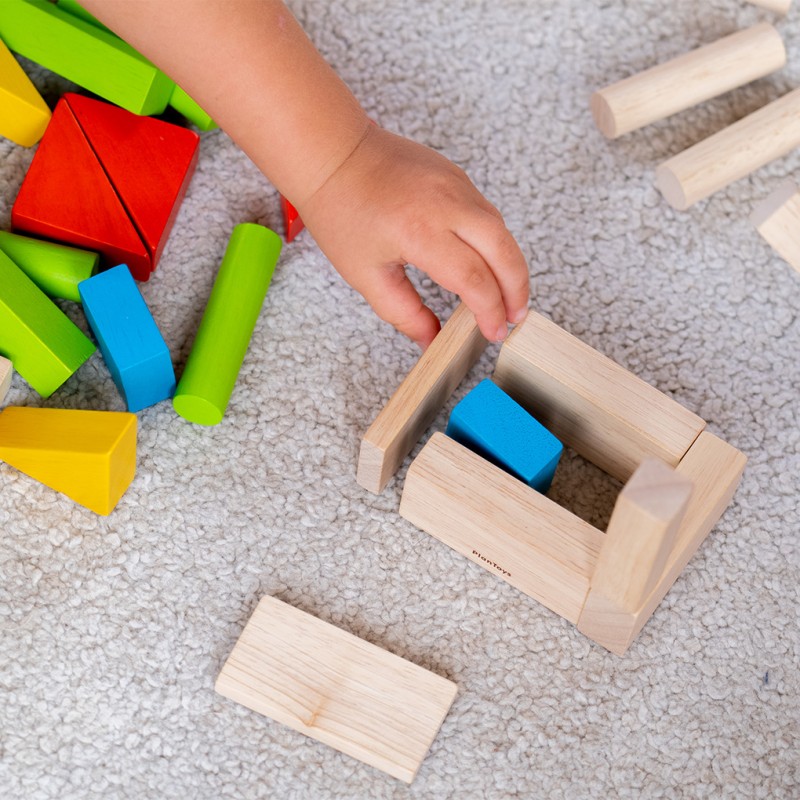 Colorful 40 Unit Blocks - Plan Toys 2