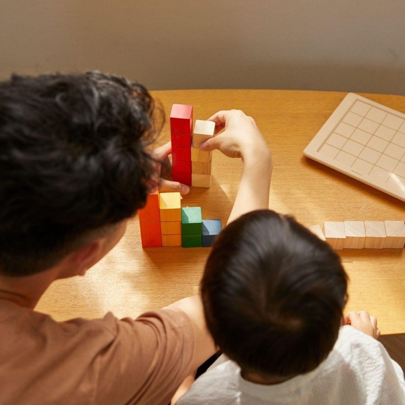 Colored Counting Blocks - Unit Plus - Plan Toys 2