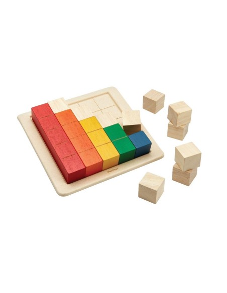 Colored Counting Blocks - Unit Plus - Plan Toys