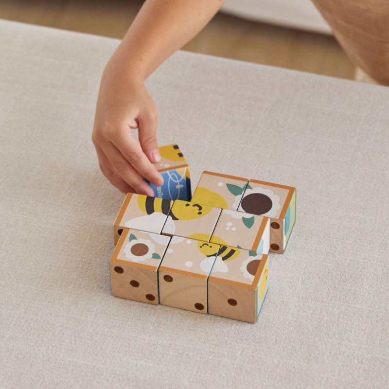 Animal Puzzle Cubes - Plan Toys