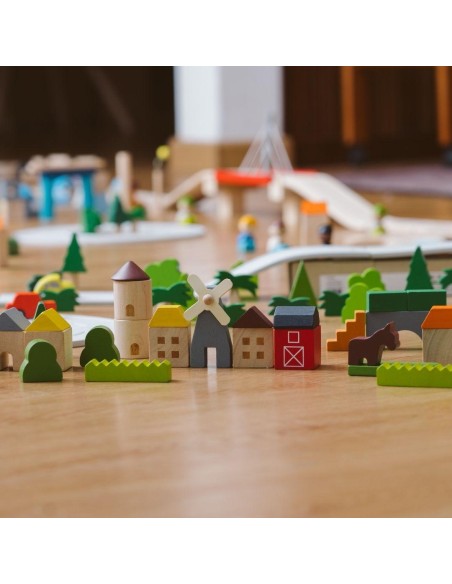 Country Blocks - Plan Toys