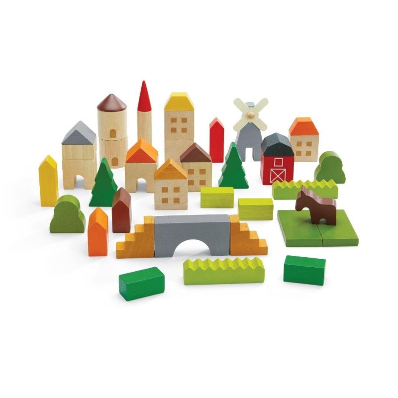 Country Blocks - Plan Toys