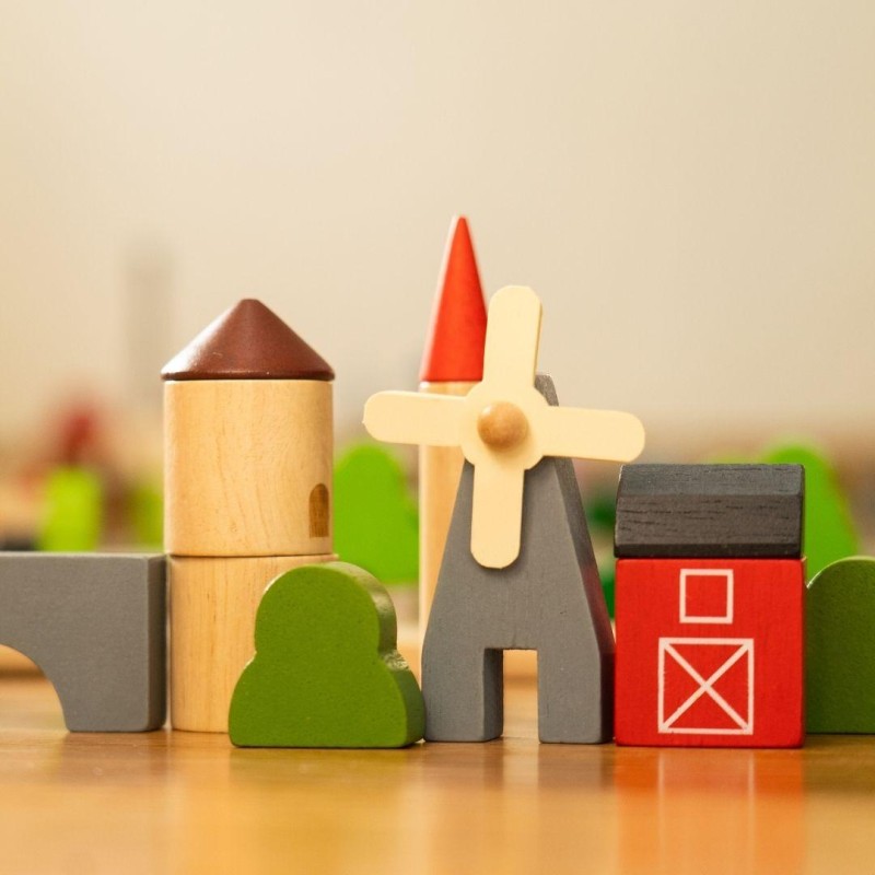 Country Blocks - Plan Toys