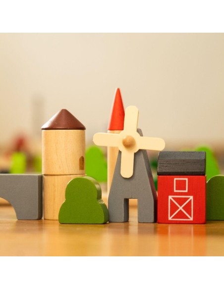 Country Blocks - Plan Toys